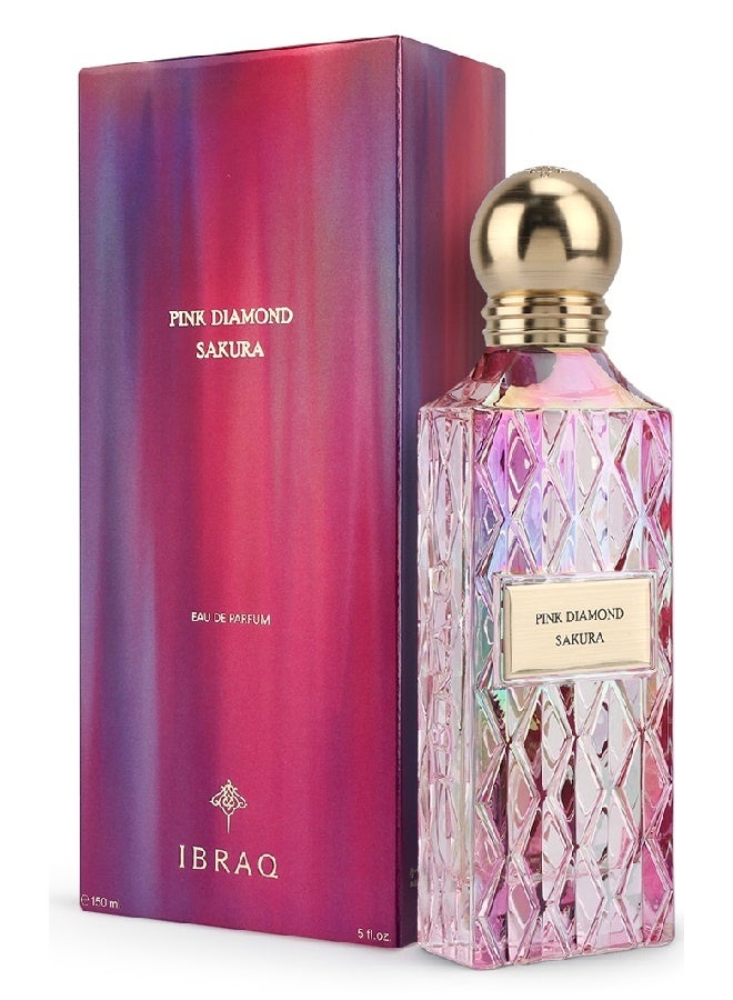 IBRAQ Pink Diamond Sakura Eau de Parfume 150ml - Image 1