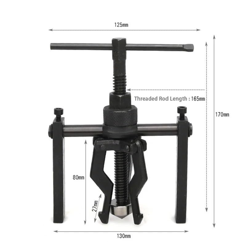 SNE Car Wheel 12-50mm 3-Paw Pilot Bearing Puller Bushing Gear Extractor Tool Kit for Removal Bearing Gears Pulley Flywheel Hand Tools - Image 5