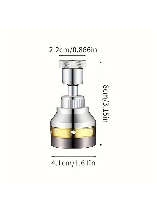 Fine Copper Short Three Speed Heavy Duty Brass Kitchen Faucet Extension Anti Splash Rotating Connector For Sink Dishwasher Pasta Boiler - Image 4