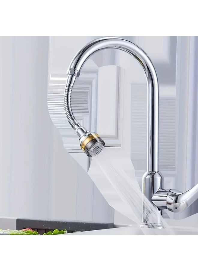 Fine Copper Short Three Speed Heavy Duty Brass Kitchen Faucet Extension Anti Splash Rotating Connector For Sink Dishwasher Pasta Boiler - Image 3