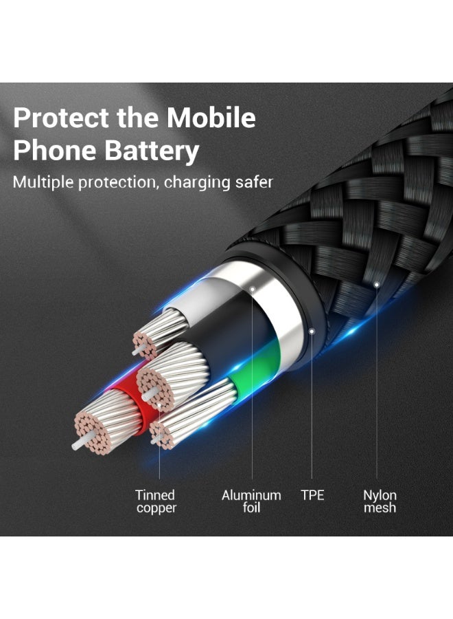 VENTION USB-C to USB 2.0-A Cable   Gray Aluminum Alloy Type Model # CODHF - Image 2