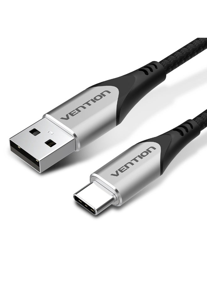 VENTION USB-C to USB 2.0-A Cable   Gray Aluminum Alloy Type Model # CODHF - Image 5