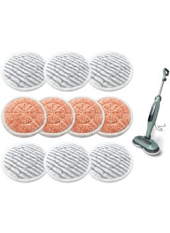Y&D S7000 Pads Replacement Steam Mop Pads, Compatible with Shark S7001 S7000AMZ, S7001TGT S7201 Series & Scrub All-in-One Scrubbing (10-Pack)  - Image 1