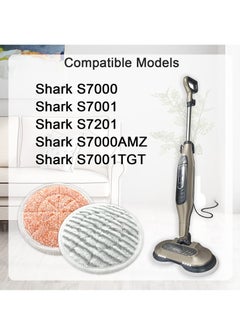 Y&D S7000 Pads Replacement Steam Mop Pads, Compatible with Shark S7001 S7000AMZ, S7001TGT S7201 Series & Scrub All-in-One Scrubbing (10-Pack)  - Image 2