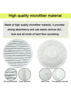 Y&D S7000 Pads Replacement Steam Mop Pads, Compatible with Shark S7001 S7000AMZ, S7001TGT S7201 Series & Scrub All-in-One Scrubbing (10-Pack)  - Image 4
