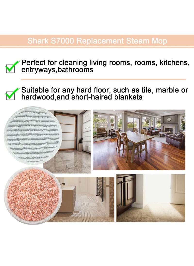 Y&D - S7000 Pads Replacement Steam Mop Pads, Compatible with Shark S7001 S7000AMZ, S7001TGT S7201 Series & Scrub All-in-One Scrubbing (10-Pack) - Image 1