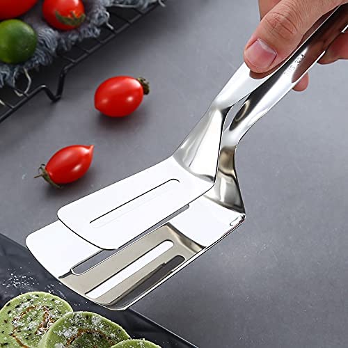 Nexellar Stainless Steel Cooking Tong-Roti Chapati Tong Frying Grilling Toasting Bread Salad Serving Tool at Your Kitchen Restaurant Office - Image 2