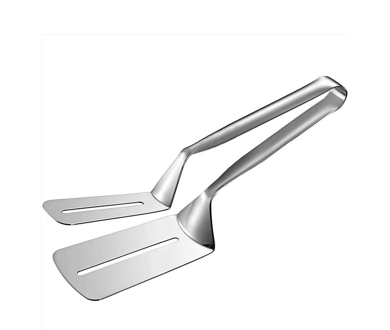 Nexellar Stainless Steel Cooking Tong-Roti Chapati Tong Frying Grilling Toasting Bread Salad Serving Tool at Your Kitchen Restaurant Office - Image 1