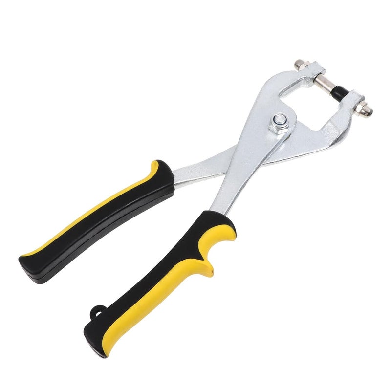 HANABASS Leather Hole Punch Pliers for Belt and Strap Crafting, Stainless Steel Manual Hole Puncher Tool for Metal, Leather, and Aluminum Sheets, Portable DIY Leathercraft Accessory - Image 1