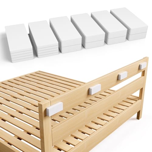 IPEROT 18Pcs Headboard Stoppers for Wall, IPEROT EVA Foam Anti Shake Furniture Pads, 8Pcs (15mm) + 10Pcs (5mm) Wall Protector, Bed Noise Stoppers, Anti-Vibration and Headboard Bumpers, Felt Couch Stoppers - Image 1