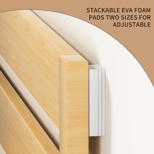 IPEROT 18Pcs Headboard Stoppers for Wall, IPEROT EVA Foam Anti Shake Furniture Pads, 8Pcs (15mm) + 10Pcs (5mm) Wall Protector, Bed Noise Stoppers, Anti-Vibration and Headboard Bumpers, Felt Couch Stoppers - Image 3
