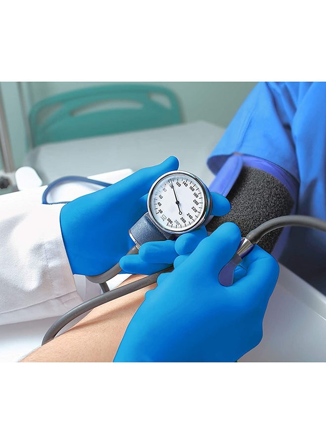 NIBEMINENT 100-Piece Disposable Nitrile Gloves Set Blue XL - Image 4