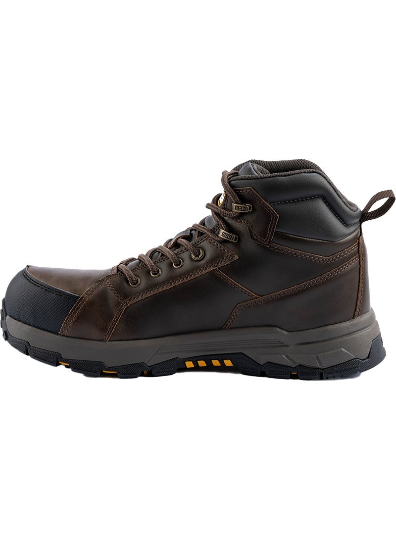 JCB Rugged 6" Safety Boots for Men JCB-005A | Alloy Toe – Oil, Heat & Slip Resistant, ASTM F2413-18 Certified, EH – Mid Brown - Image 2