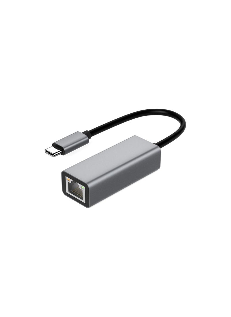 Generic USB C to Ethernet Adapter – 100Mbps Type-C to RJ45 LAN Network Adapter for Smartphones, Laptops, Tablets, and Gaming Devices 