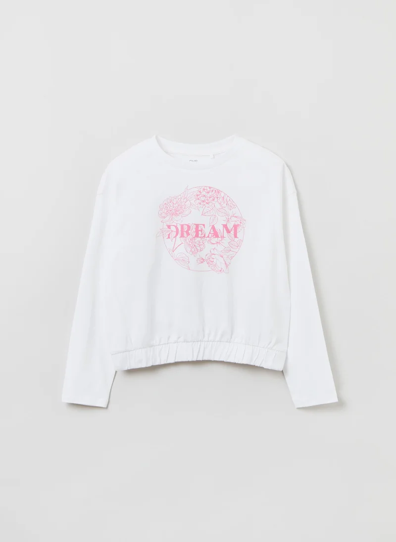 Ovs Ovs Girls Dream Print Long Sleeve T-Shirt