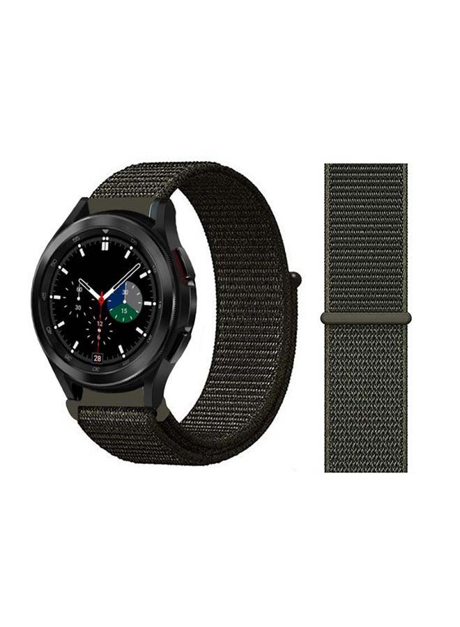 NIBEMINENT Replacement Band For Samsung Galaxy Watch4 Cargo Khaki - Image 1
