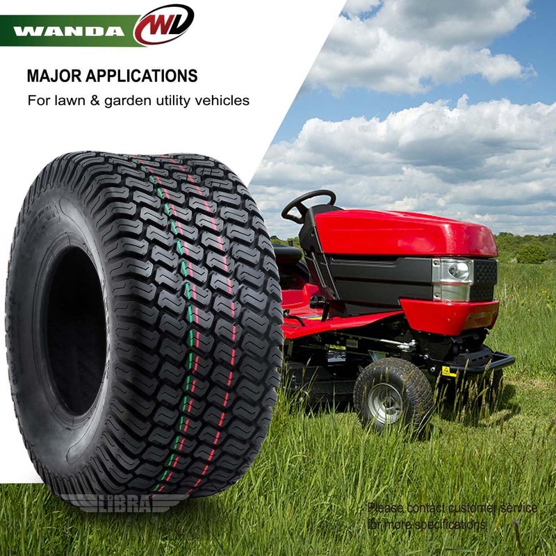 WANDA Set of 2 13x5.00-6 Lawn Mower Utility Cart Turf Tires 13x5x6 /4 ply - Image 5