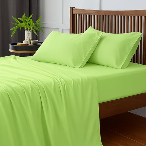 Bhoomi Impex Bedsheets for Single - 60X90 Inch Bed - Microfiber Plain Sage Solid Bed Sheet Include Pillow Cover, Ultra Soft | for Home, Hotel, Villa, Resort and Guest House - Image 2