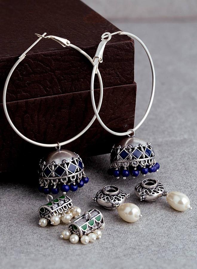 VOYLLA 4 in One Interchangeable Hoop Earrings - Image 1