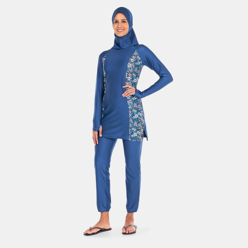 Coega Women's Modest 3-Piece Elegant Floral Swimsuit - Image 1