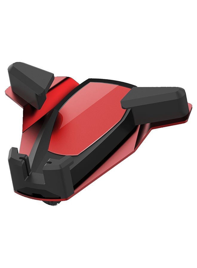 MUNTAQI Air Vent Wireless Car Charger Mount Red/Black - Image 3