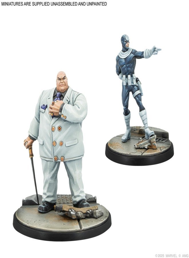 Asmodee Marvel: Crisis Protocol Criminal Syndicate Affiliation Pack - Includes Kingpin, Hood, Bullseye & M.O.D.O.K., Tabletop Miniatures Superhero Game, Ages 14+, 2 Players, 90 Min Playtime - Image 2