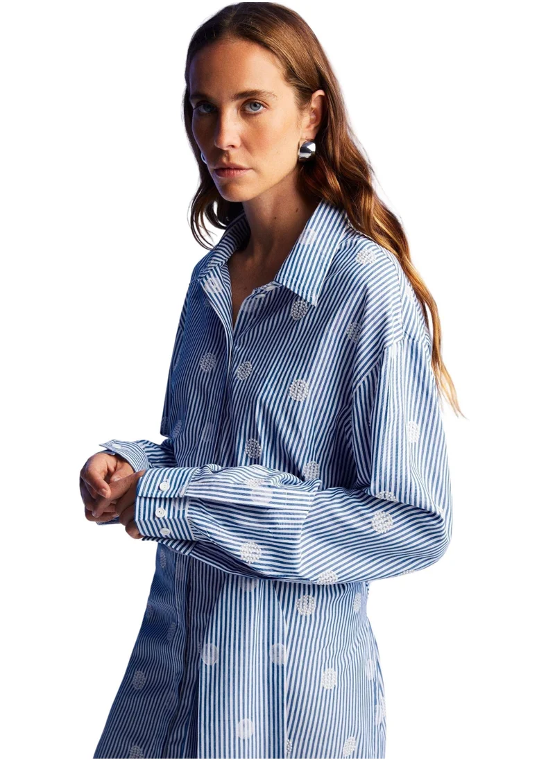 نوكتورن Belted Shirt Dress