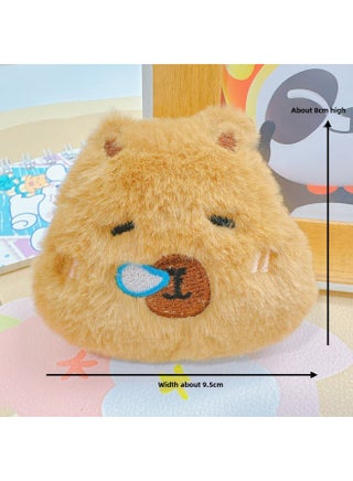 Loveable Cabibala Plush Doll Squeak Pendant Capybara Brooch Keychain Bag Hanging Ornaments Small Jewelry Batch-Specifications:Sunny Capybara-Color:Squeaky Bead Chain (silver Bead Chain) - pzsku/Z7E7FBF5885012E6F0EF2Z/45/1743497855/531ca93b-423b-425d-95ad-6fbb7e3c9fbd