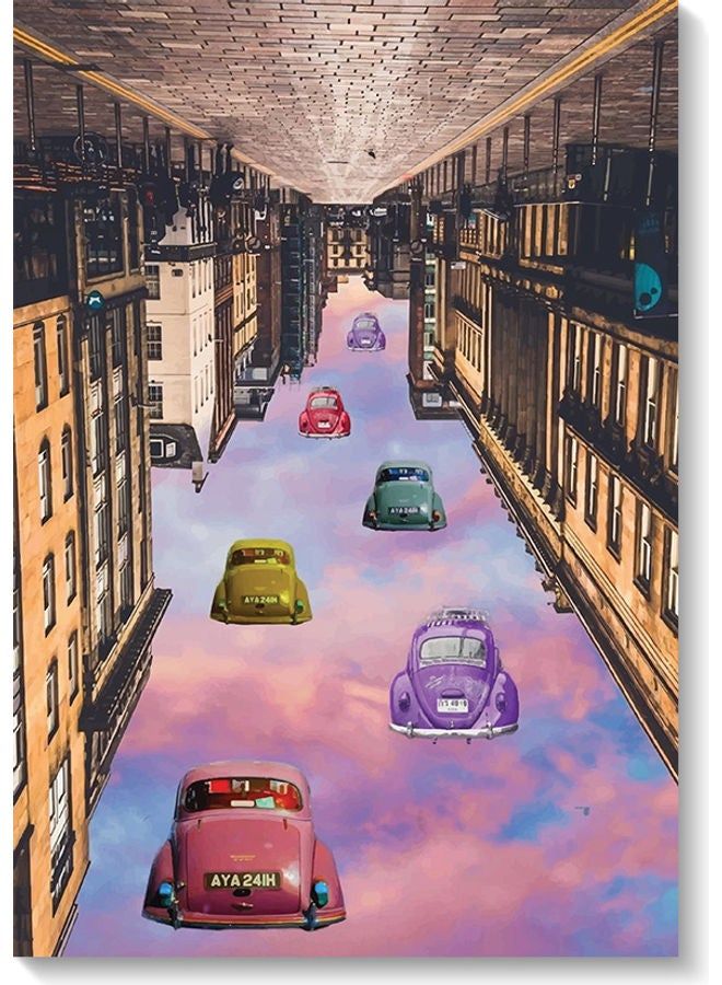 RYN لوحة فنية جدارية زخرفية متعددة الألوان 40 × 60 سم - Image 2