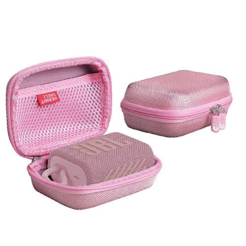 Hermitshell Hard Travel Case for JBL Go 3 / JBL Go 3 Eco Portable Bluetooth Speaker (Pink, Case for JBL GO 3) - Image 1