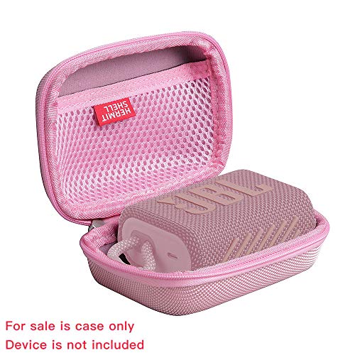 Hermitshell Hard Travel Case for JBL Go 3 / JBL Go 3 Eco Portable Bluetooth Speaker (Pink, Case for JBL GO 3) - Image 2