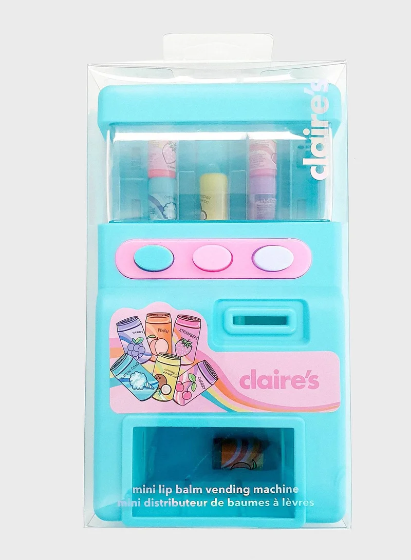 Claires Blue Makeup Vending Machine Soda Pop Lip Gloss