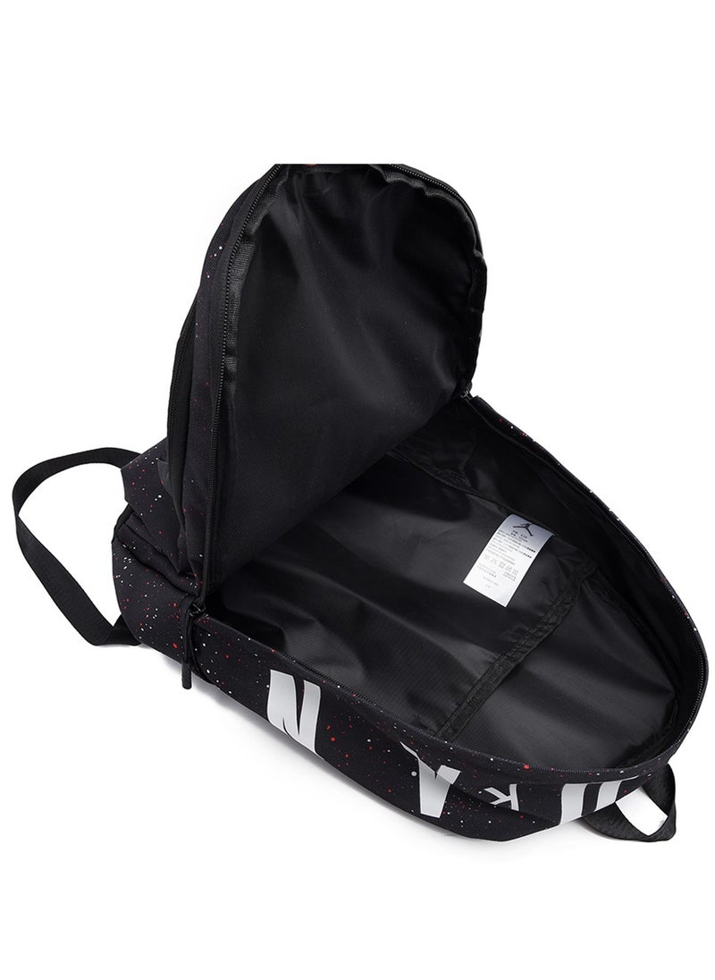 Jordans 【School season】 Printed Large Capacity Zipper Backpack School Bag Student Backpack Classic Backpack Laptop Backpack Colorful Backpack  - Image 5