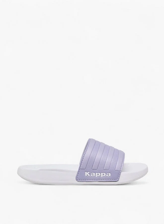Kappa Girls' Logo Detail Slides