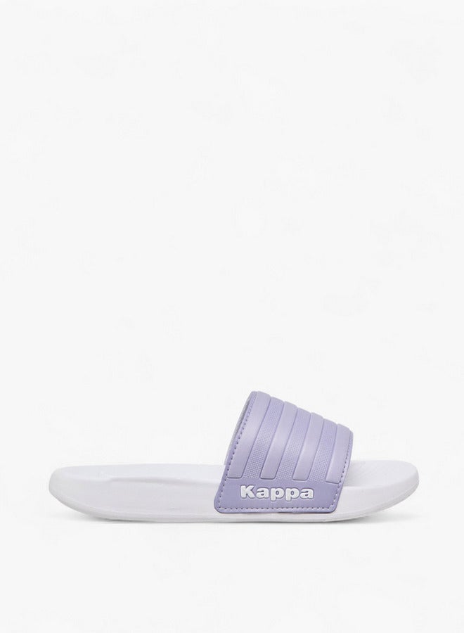 Kappa Girls' Logo Detail Slides - Image 1