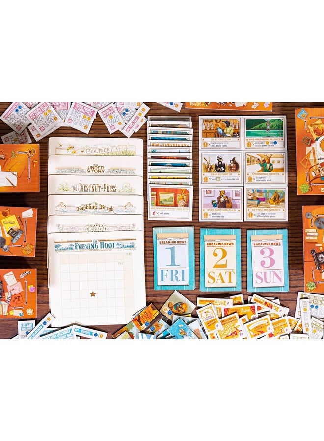 AEG Games AEG & Flatout Games | Fit to Print | Build your Newspaper! | From the Creators of Cascadia | Easy to Learn | Quick to Play | Ages 10+ | For 1-6 Players - Image 3