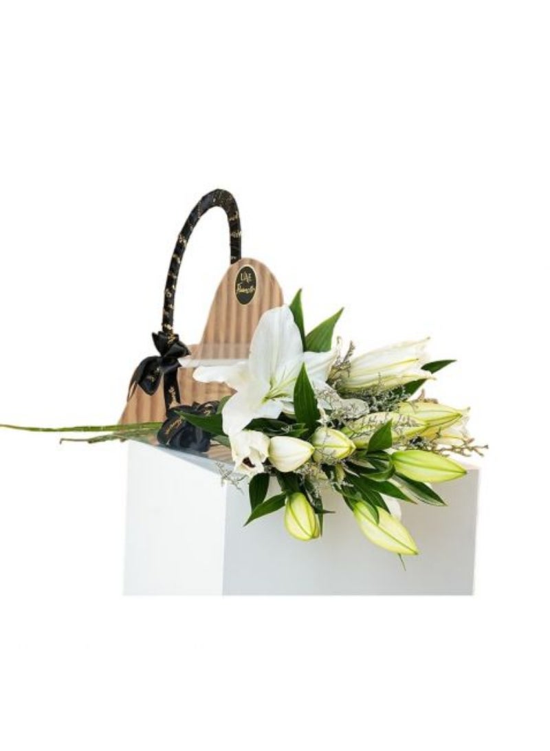 Generic White Lilies Bag