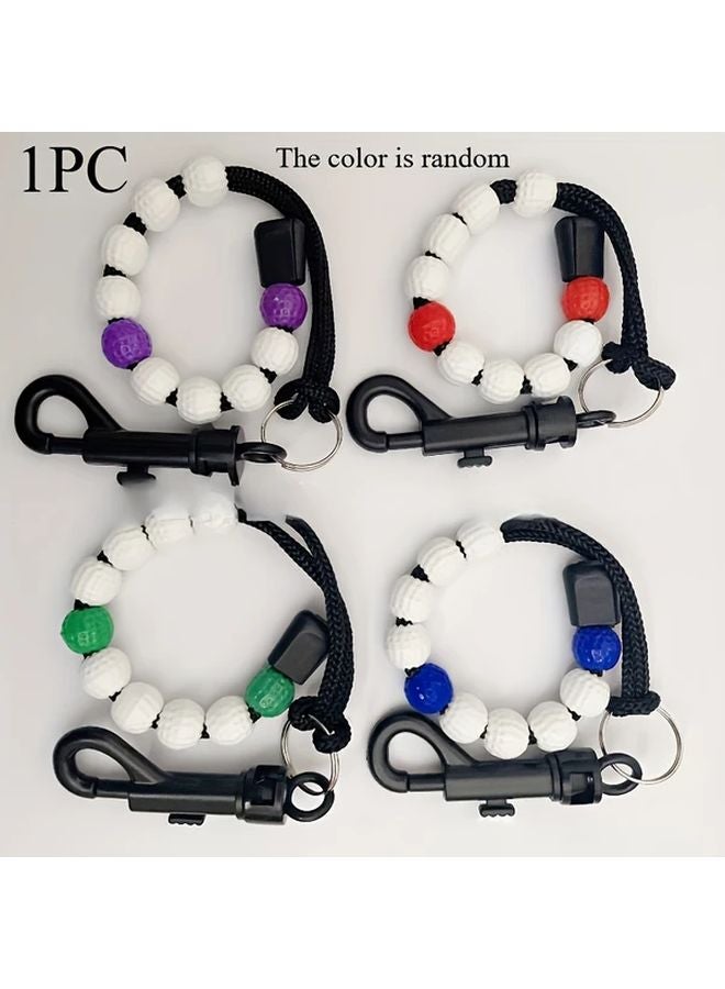 1pc Golf Scorekeeper Bead String Assorted Colors Portable Easy Use No Power Required - Image 1