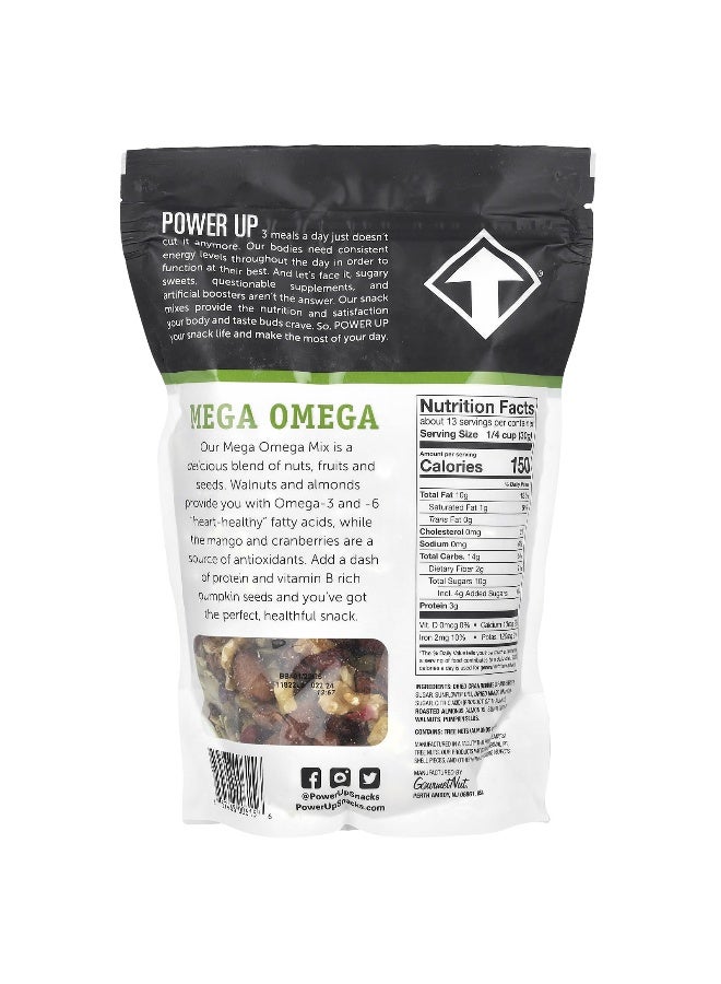 PowerUp Power Up, Premium Trail Mix, Mega Omega , 14 oz (397 g)  - Image 2