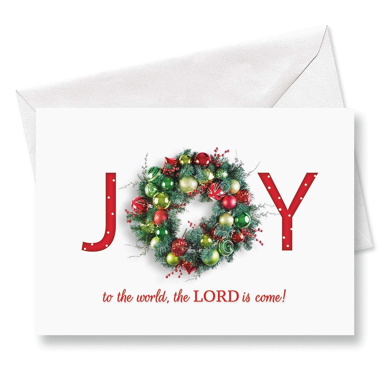 Current Great Joy Christmas Greeting Cards Set - Set of 18 Large 5 x 7-Inch Folded Cards, Themed Religious Holiday Card Value Pack, Envelopes Included - Image 1