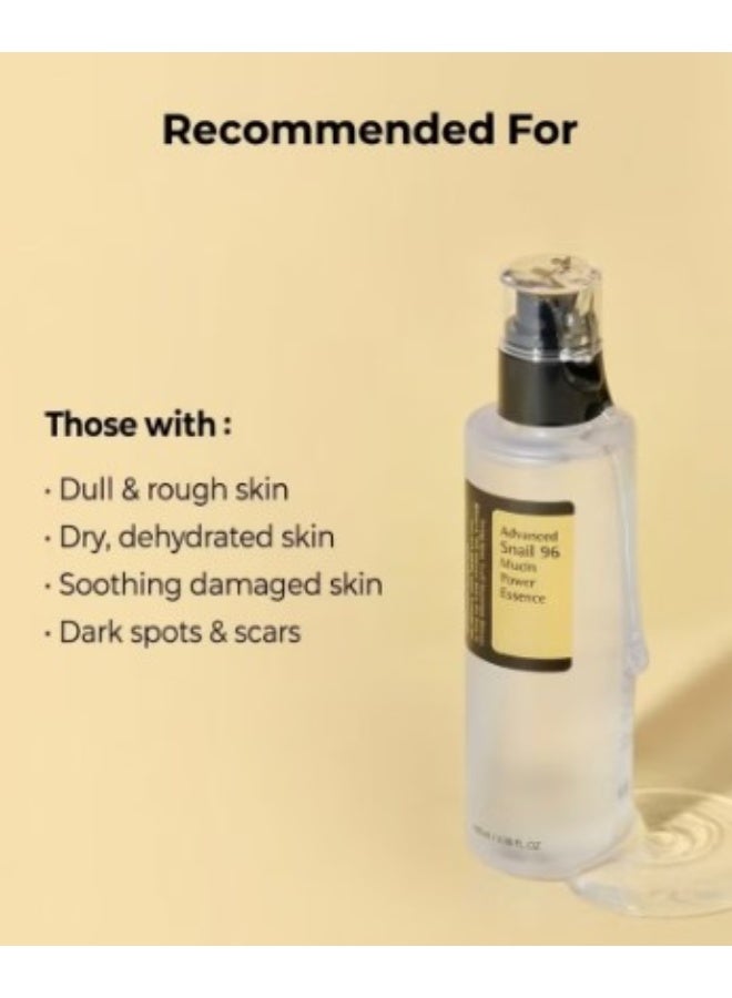 كوزركس اوفيشال إيسنس "أدفانسد سنيل 96 ميوسين باور" (Advanced Snail 96 Mucin Power) - 100 مل - Image 2