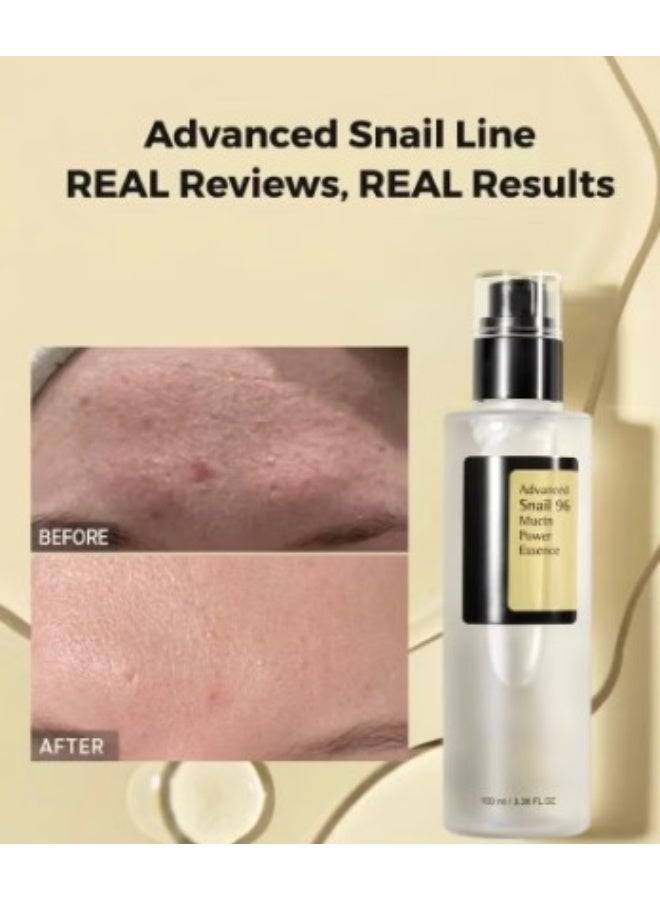 كوزركس اوفيشال إيسنس "أدفانسد سنيل 96 ميوسين باور" (Advanced Snail 96 Mucin Power) - 100 مل - Image 3