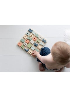 pearhead Wooden Alphabet Puzzle Colorful Abc Letters Interactive Learning Board Educational Toy Baby And Toddler Gift Boys Or Girls  - Image 5