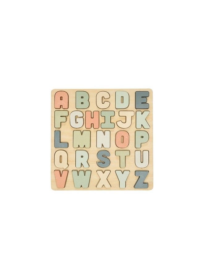 pearhead Wooden Alphabet Puzzle Colorful Abc Letters Interactive Learning Board Educational Toy Baby And Toddler Gift Boys Or Girls  - Image 1