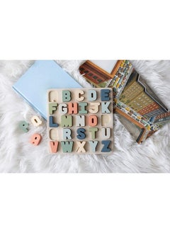 pearhead Wooden Alphabet Puzzle Colorful Abc Letters Interactive Learning Board Educational Toy Baby And Toddler Gift Boys Or Girls  - Image 4