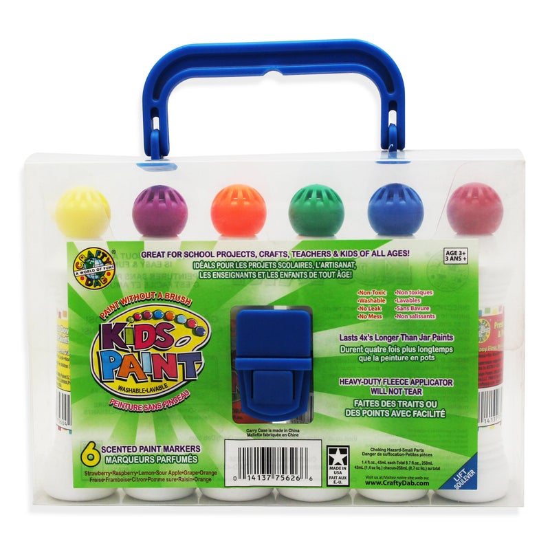 Crafty Dab Kids Paint - 6 Pack Carry Case - Image 5