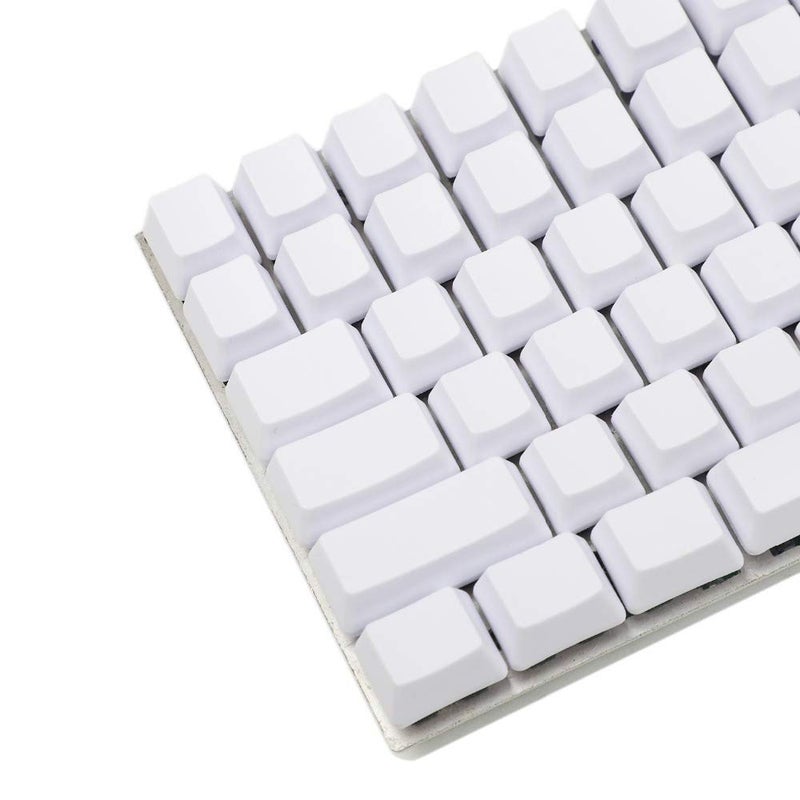 YMDK White Black Dolch Thick PBT 84 68 64 Blank Keyset OEM Profile Keycaps for MX Mechanical Keyboard Keychron K2 K6 Keycool Tada68 YD64 (White) - Image 4