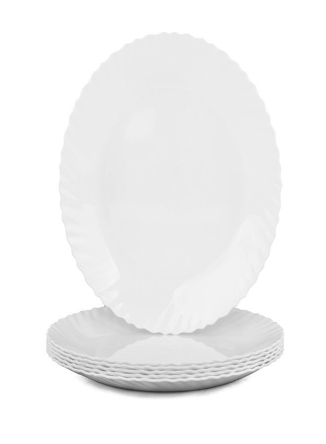 Mintra Office مجموعة مينترا هوم كيرلي (عبوة من 6 قطع، مقاس 11.75 بوصة، لون أبيض) - Image 1