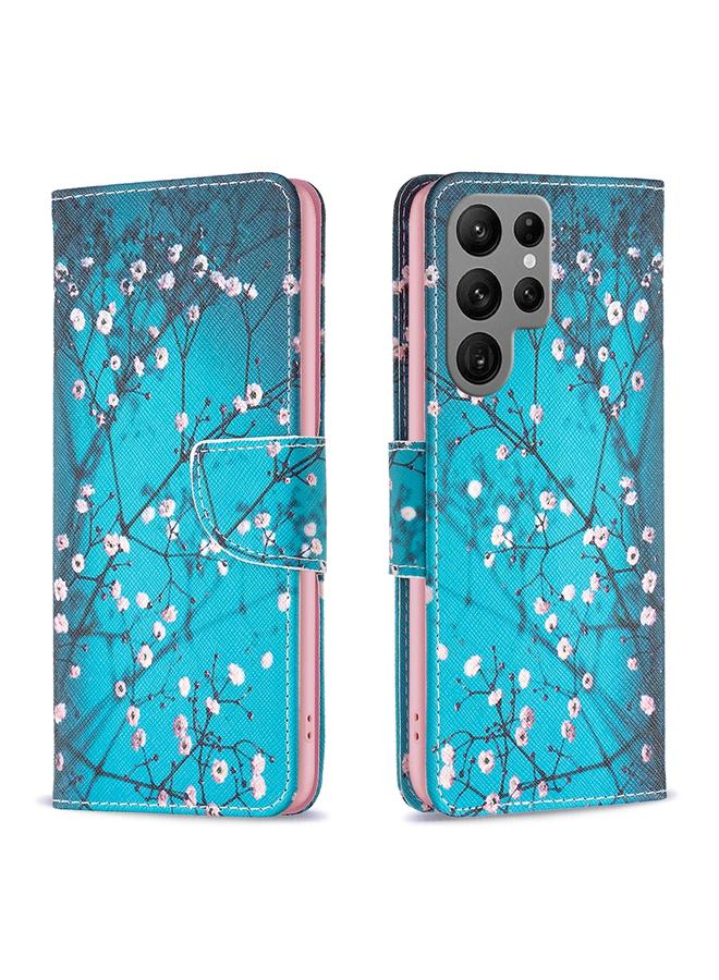 اس-توب جراب لهاتف Samsung Galaxy S23 Ultra 5G جراب هاتف جلدي بنمط رسم - Image 1