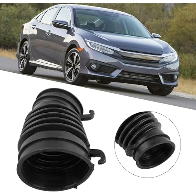 CHEFRU Air Intake Tube Hose Compatible With Civic 1.6 2012 2013 2014 2015 2016 Air Flow Pipe Car Air Filter Intake Hose 17228-RZ0-G00 - Image 4